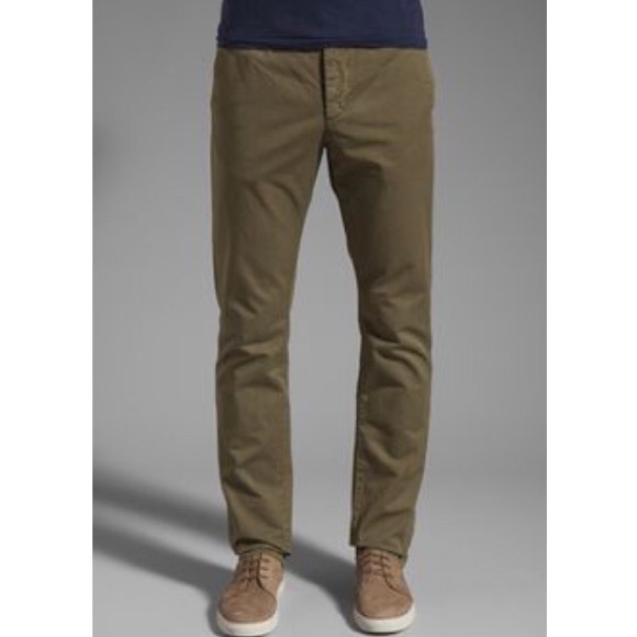 army green chinos